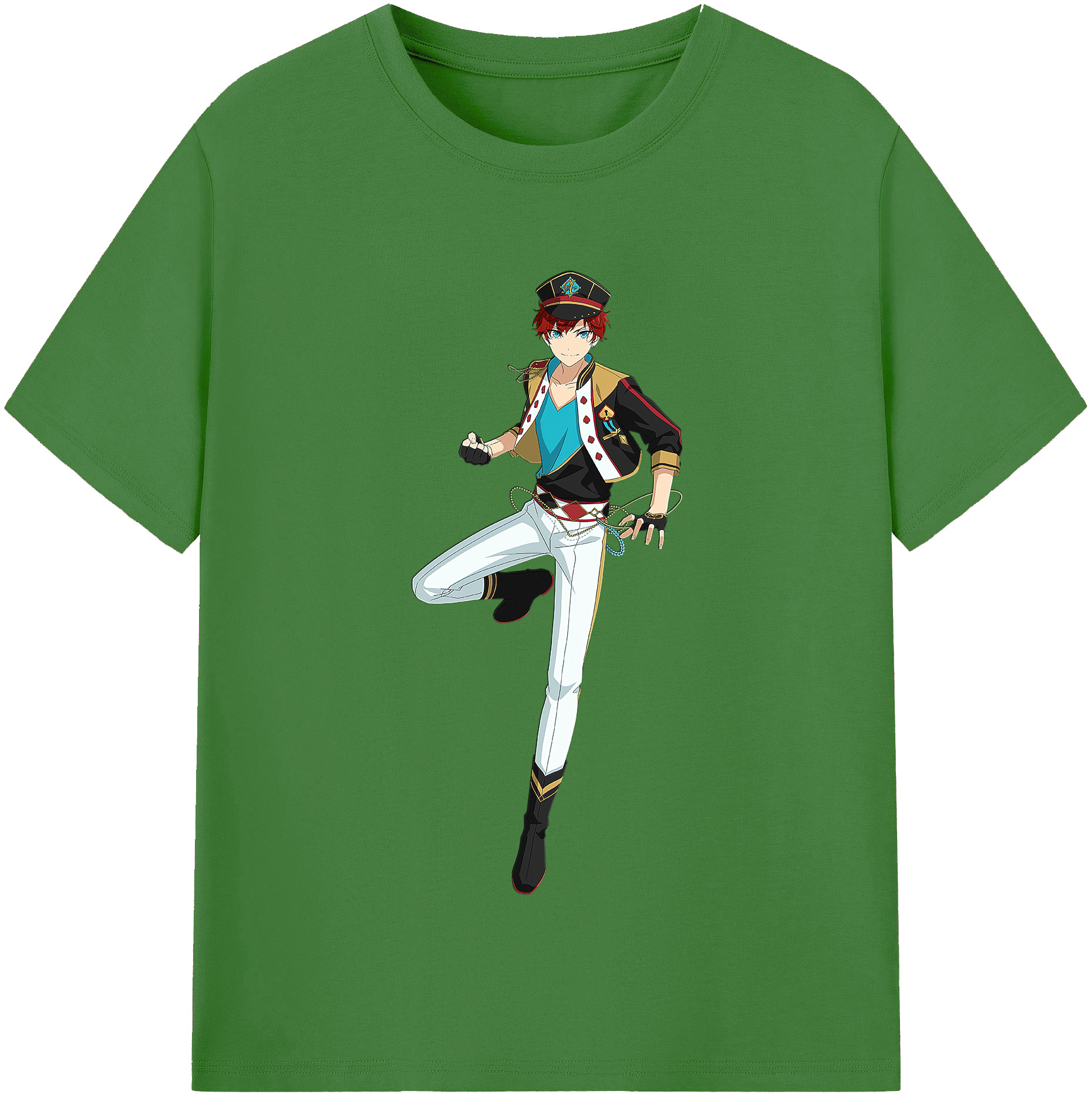 （画像用） あんさんぶるスターズ! Ensemble Stars レディースカジュアルプリントTシャツ（綿100％）